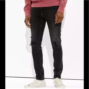 Black American Eagle Airflex + Slim fit Jean. Size 32.